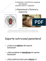 Nutrición Parenteral y Enteral A Domicilio