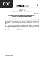 MSC.1Circ.1432 Maintenance and Inspection of Fire Protection Systems ...