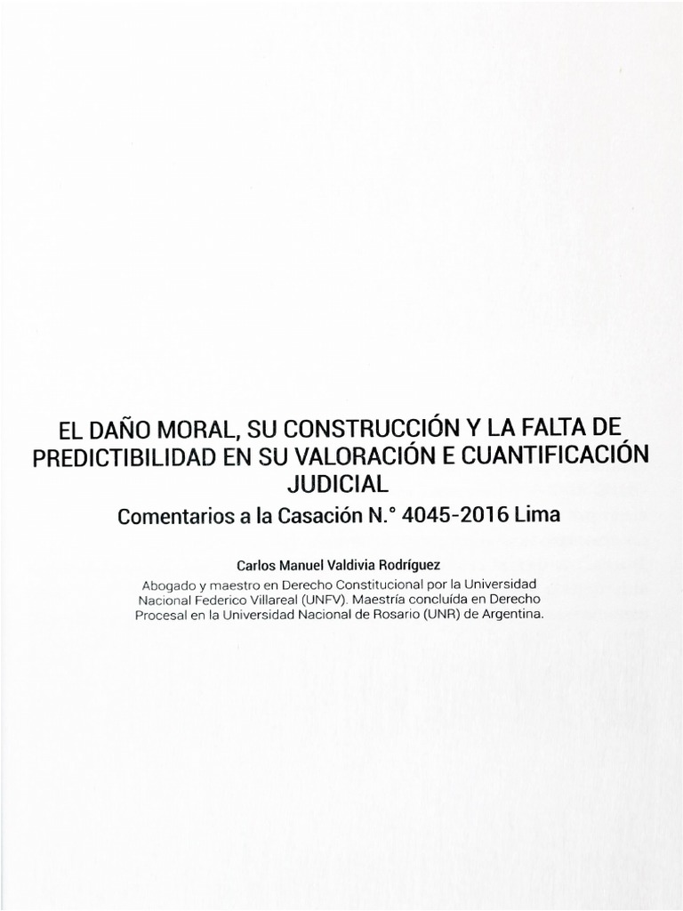 Daño Moral | PDF