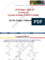Lec 11 Layout of Static CMOS Circuits