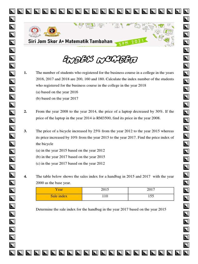 Index Number Calculations and Analysis | PDF | Price Indices | Index ...