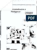Décentralisation À Madagascar (Banque Mondiale - 2004)