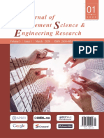 Journal of Management Science & Engineering Research - Vol.3, Iss.1 March 2020