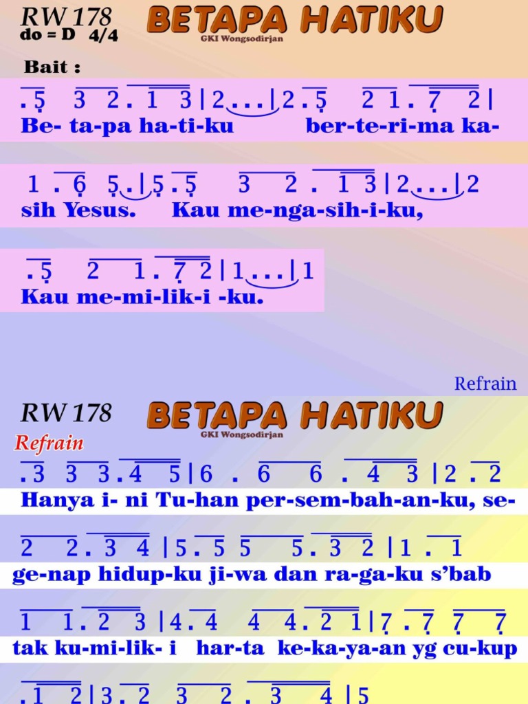 Betapa Hatiku | PDF