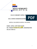 Kolej Komuniti Gerik, Perak: MODUL SAU10022 & MODUL SAU10042