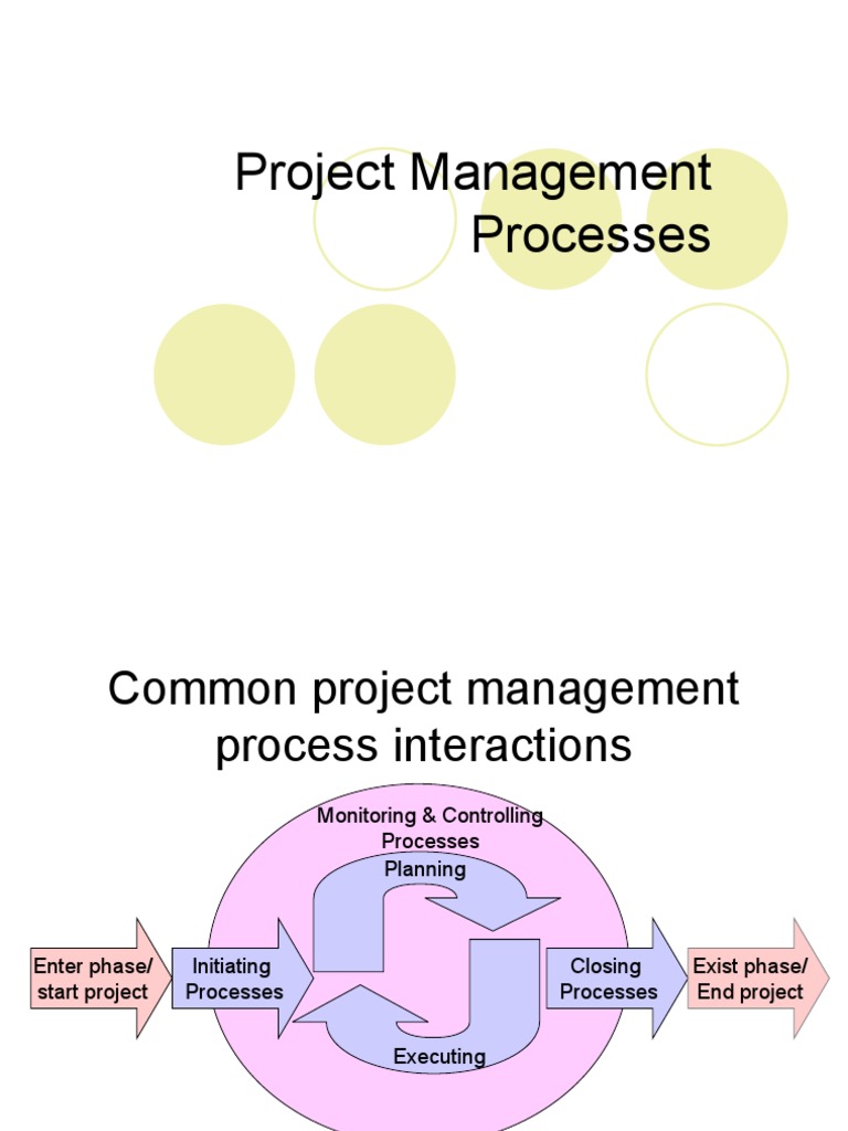Week 2 - Project Management Processes 21-9-2011 | PDF | Business ...