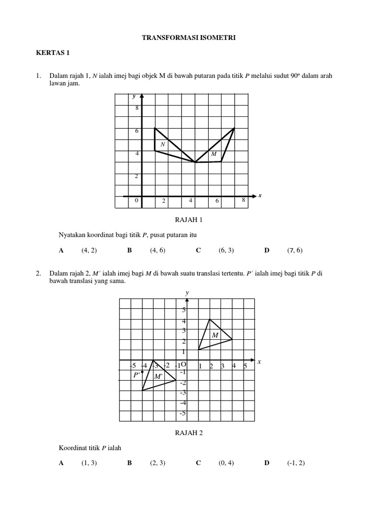 Modul 4 - Transformasi | PDF