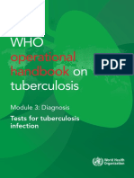 WHO Operational Handbook On TB Diagnosis - Tests For TB Infection - Module 3