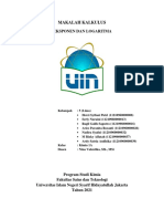 Kelompok 5 - Makalah Eksponen Dan Logaritma - Kimia A1