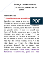 Arca Da Aliança e Espírito Santo, Símbolos Da Presença Gloriosa de Deus