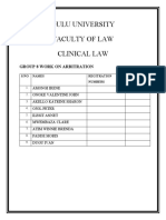 Group 8 Work On Arbitration