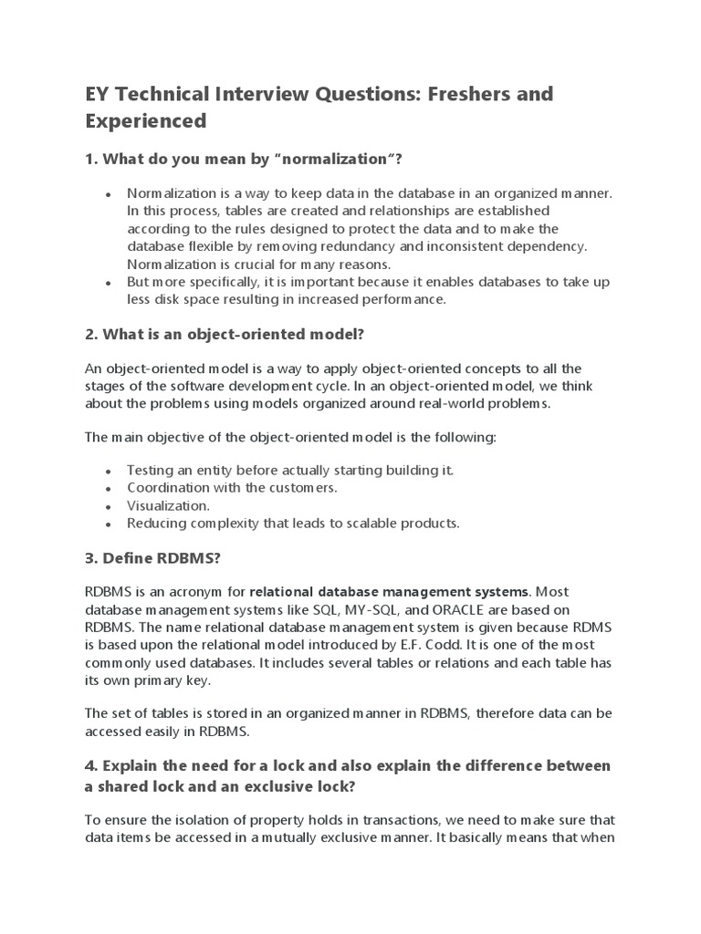 Oracle Pl Sql Interview Questions For Experienced Professionals
