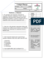 Prova Hardware - Bimestre 2022