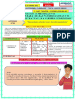 Experiencia de Aprendizaje #06 - Actividad #02 - Desarrollo Personal Ciudadania y Civica - 5to Grado-Rural - 00001