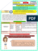 Experiencia de Aprendizaje #06 - Actividad #02 - Desarrollo Personal Ciudadania y Civica - 3ero y 4to - Rural - 00001