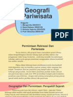 Geografi Pariwisata dan Permintaan Rekreasi