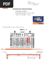 Mangoes Industries - Production Docket - Hall 1