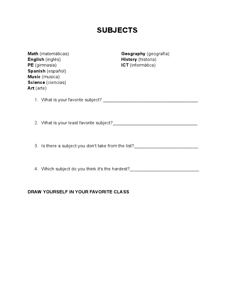 Subjects | PDF | Social Science | Language Arts & Discipline