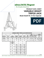 Columbusjack/Regent: Variable Height Tripod Jack