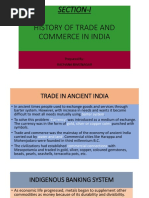 History of Commerce in India