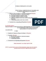 CC Methods of Research Long Quiz