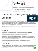 Manual de Construção Com Tijolo Ecológico - Tijolo Ponto Eco