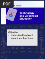 TLE ICT Keyboard and Functions