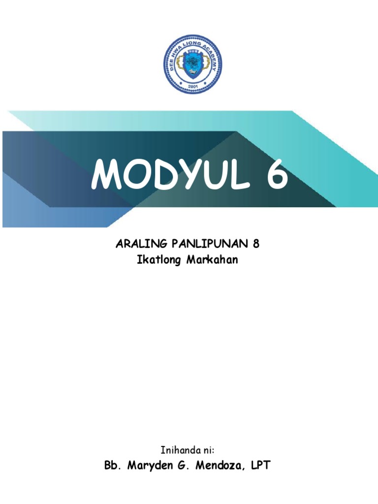 AP 8 3rd QRT MODULE 6 | PDF