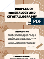 Principles of Mineralogy and Crystallography