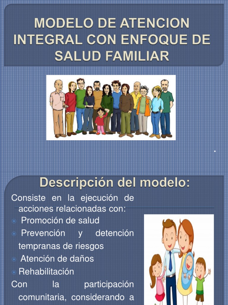 Modelo de Atencion Integral Con Enfoque de Salud Familiar | PDF | Hospital