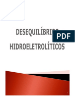 Desequilíbrios Hidroeletrolitico.