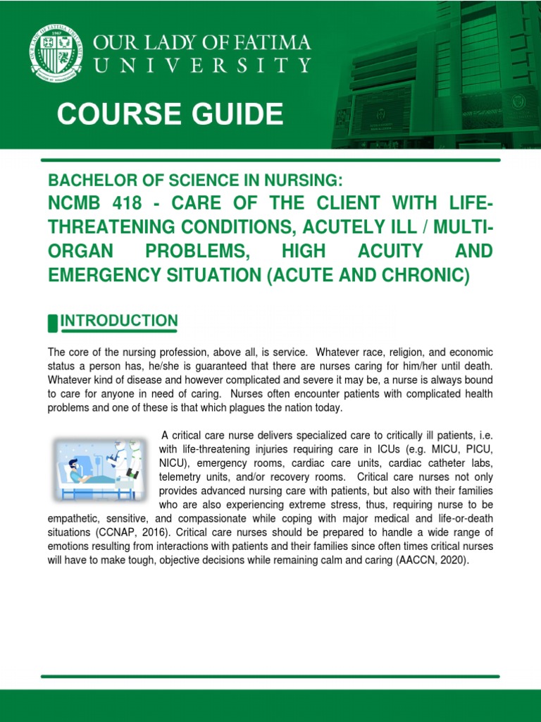 Preparing Nursing Students to Care for Patients with Life-Threatening ...