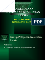 Pelayanan Kesehatan Lansia