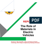 ATAL FDP On The Role of Materials in Electric Vehicles Workshop - Report