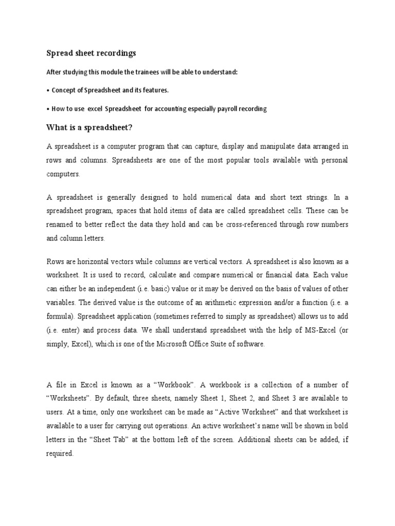 spread-sheet-recordings-module-pdf-spreadsheet-microsoft-excel