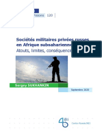 Sukhankin Societes Militaires Privees Russes Afrique 2020