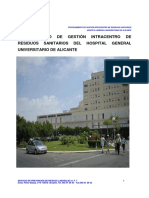 Procedimiento Residuos Hospital de ALicante