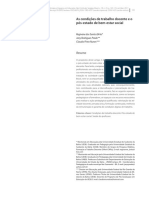 1 - As Condições de Trabalho Docente e o Pós-Estado de Bem-Estar Social