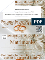 Certificado de Matrimonio M1