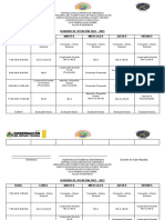 Nuevo Horario Escolar 2022 - 2023 (Docente Yohana Pernia)