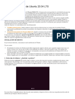03.- Guía de Instalación de Ubuntu 20