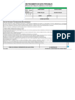 Formato Autorización Tratamiento de Datos Personales