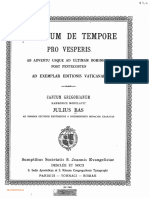 Proprium de Tempore Pro Vesperis - J. Bas, 1928