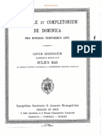 Vesperae et Completorium de Dominica - J. Bas, 1927