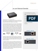 IEEE 802.3af Power Over Ethernet Extender: POE-E101