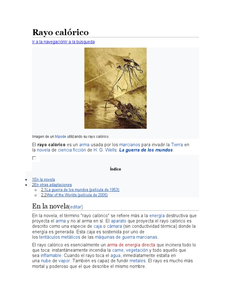 Rayo Calorico PDF