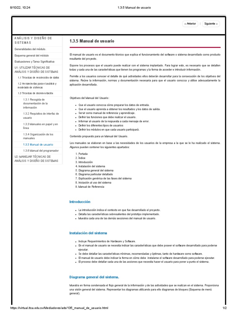 Info de Manual | PDF | Software | Usuario (informática)