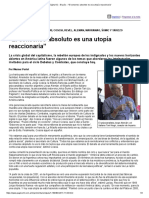 Página - 12 - El País - "El Consenso Absoluto Es Una Utopía Reaccionaria"