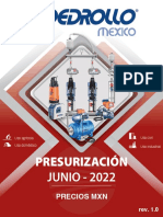 Lista de Precios MXN Presurización