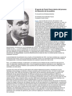 El aporte de Franz Fanon dentro del proceso de liberación de los pueblos